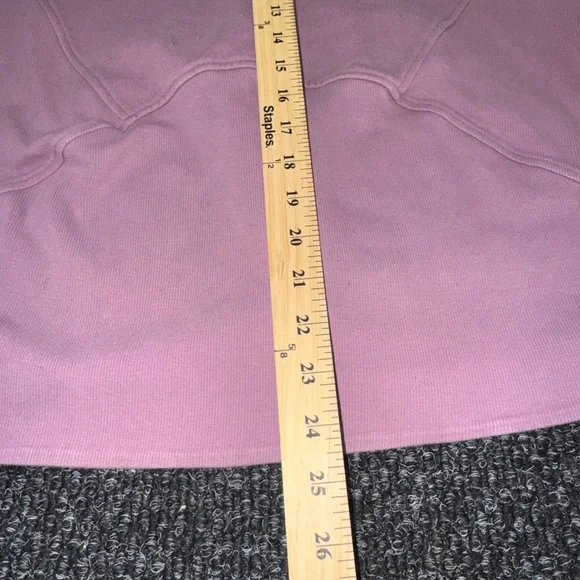 Lululemon Scuba Full Zip Jacket Pink XS/S Zip Up Sweatshirt Thumbholes - Picture 8 of 9